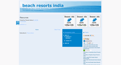 Desktop Screenshot of beachresortsindia.blogspot.com