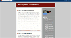 Desktop Screenshot of encouragementfm.blogspot.com