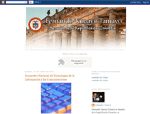 Tablet Screenshot of fernandotamayotamayo.blogspot.com