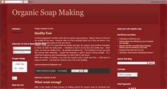 Desktop Screenshot of makeorganicsoap.blogspot.com