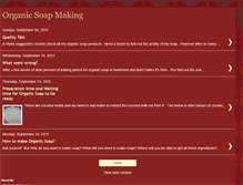 Tablet Screenshot of makeorganicsoap.blogspot.com