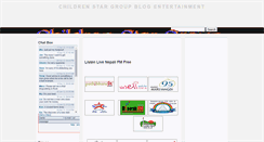 Desktop Screenshot of entertainment-childrenstargroups.blogspot.com