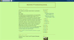 Desktop Screenshot of merrittgreengang.blogspot.com