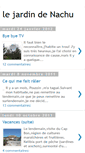 Mobile Screenshot of le-jardin-de-nachu.blogspot.com