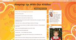 Desktop Screenshot of keepingupwithourkiddos.blogspot.com