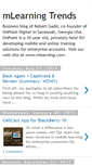 Mobile Screenshot of mlearningtrends.blogspot.com