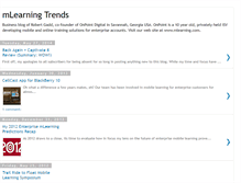 Tablet Screenshot of mlearningtrends.blogspot.com