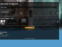Tablet Screenshot of gonzalocirigliano.blogspot.com