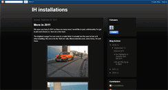 Desktop Screenshot of ihinstallations.blogspot.com