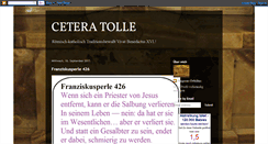 Desktop Screenshot of ceteratolle.blogspot.com