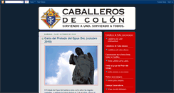 Desktop Screenshot of caballerosdecolon.blogspot.com