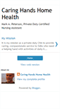 Mobile Screenshot of caringhandshomehealth.blogspot.com