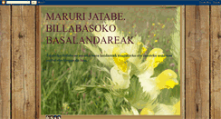 Desktop Screenshot of marurijatabekobasalandareak.blogspot.com