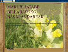 Tablet Screenshot of marurijatabekobasalandareak.blogspot.com