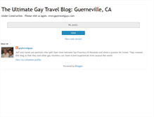 Tablet Screenshot of guernevillegaytravelguys.blogspot.com