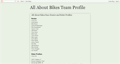 Desktop Screenshot of allaboutbikesracerprofile.blogspot.com