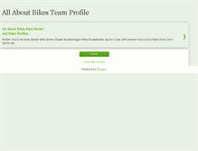 Tablet Screenshot of allaboutbikesracerprofile.blogspot.com