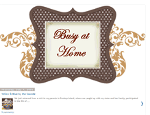 Tablet Screenshot of cellybbusyathome.blogspot.com