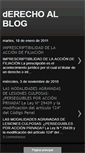 Mobile Screenshot of derechocondminusculaalblog.blogspot.com