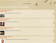 Tablet Screenshot of homesofhollywoodcelebrities.blogspot.com