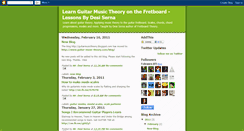 Desktop Screenshot of guitarmusictheory.blogspot.com