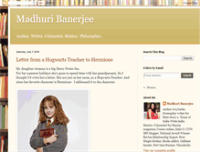 Tablet Screenshot of madhuribanerjee.blogspot.com