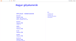 Desktop Screenshot of magyargolya.blogspot.com