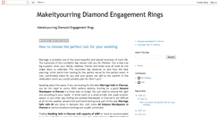 Desktop Screenshot of makeityourringdiamondengagementringsa.blogspot.com