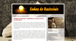 Desktop Screenshot of linhasderaciocinio.blogspot.com