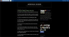 Desktop Screenshot of nervousrider.blogspot.com