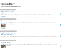 Tablet Screenshot of nervousrider.blogspot.com