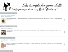 Tablet Screenshot of lolasampledolls.blogspot.com