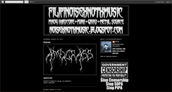 Desktop Screenshot of noisexnotxmusic.blogspot.com