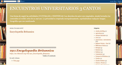 Desktop Screenshot of encuentros3cantos.blogspot.com