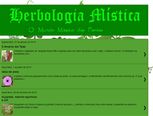 Tablet Screenshot of herbologiamistica.blogspot.com