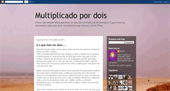 Desktop Screenshot of multiplicado-por-dois.blogspot.com