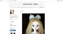 Desktop Screenshot of anastasiasdolls.blogspot.com