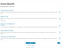 Tablet Screenshot of greenbenefit.blogspot.com