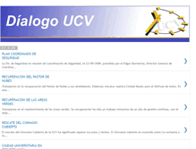 Tablet Screenshot of dialogoucv.blogspot.com