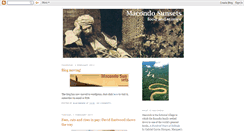 Desktop Screenshot of macondo-sunsets.blogspot.com