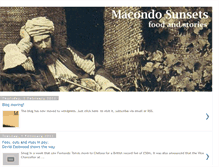 Tablet Screenshot of macondo-sunsets.blogspot.com