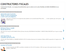 Tablet Screenshot of constructores-fiscales.blogspot.com