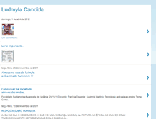 Tablet Screenshot of ludmylacandida.blogspot.com