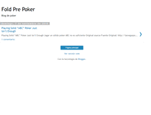 Tablet Screenshot of foldprepoker.blogspot.com