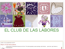 Tablet Screenshot of elclubdelaslabores.blogspot.com