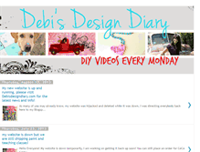 Tablet Screenshot of debisdesigndiary.blogspot.com