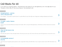 Tablet Screenshot of cadblocks.blogspot.com