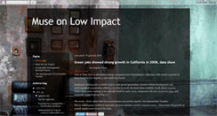 Desktop Screenshot of museonlowimpact.blogspot.com