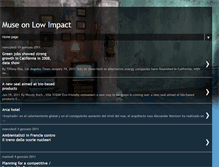 Tablet Screenshot of museonlowimpact.blogspot.com