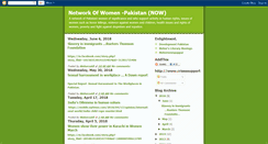 Desktop Screenshot of networkofwomenpakistan.blogspot.com